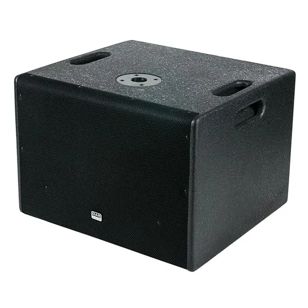 DAP Subwoofer Actief 12 inch 600watt RMS 123,8 dB maximaal Met Stereo X-over.