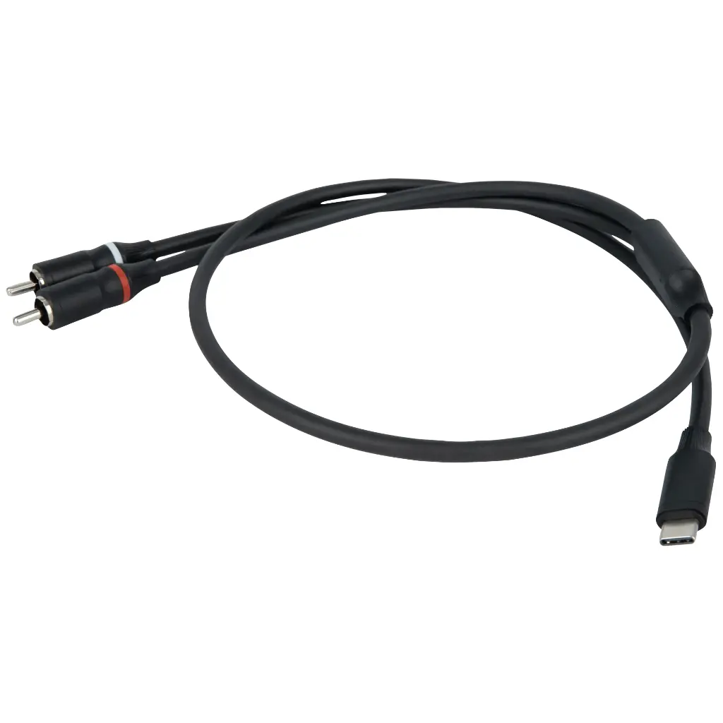USB-C naar 2 x RCA 1,5m