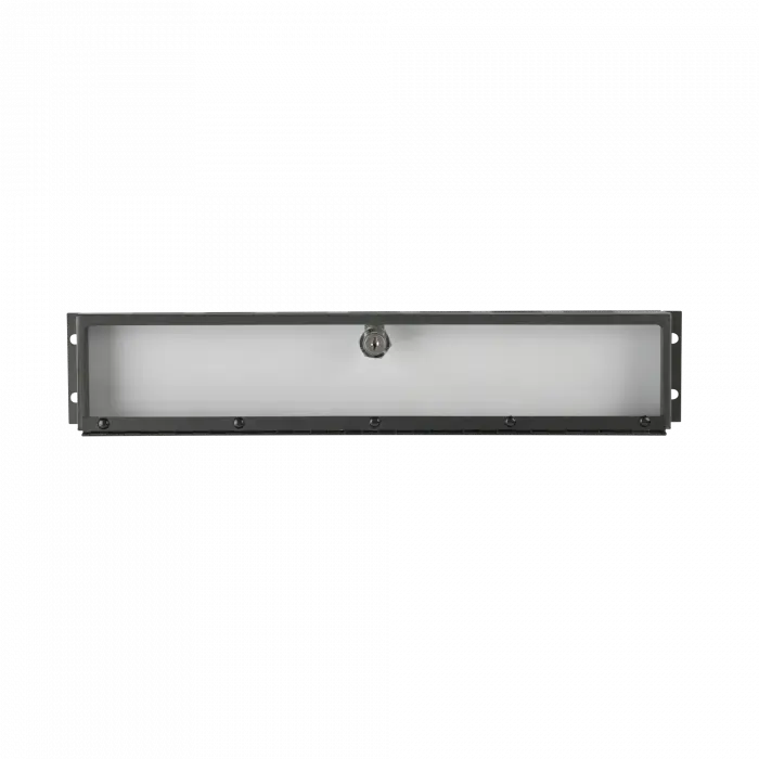 19 Inch Beschermingspaneel met Sleutel 2U
