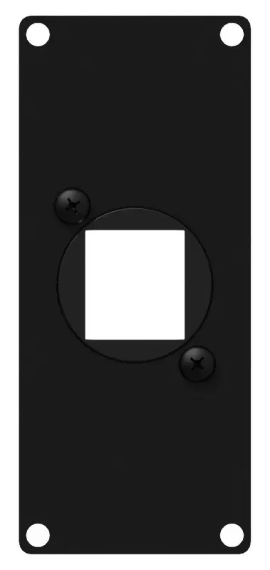 Caymon CASY 1 module - 1x Keystone Black