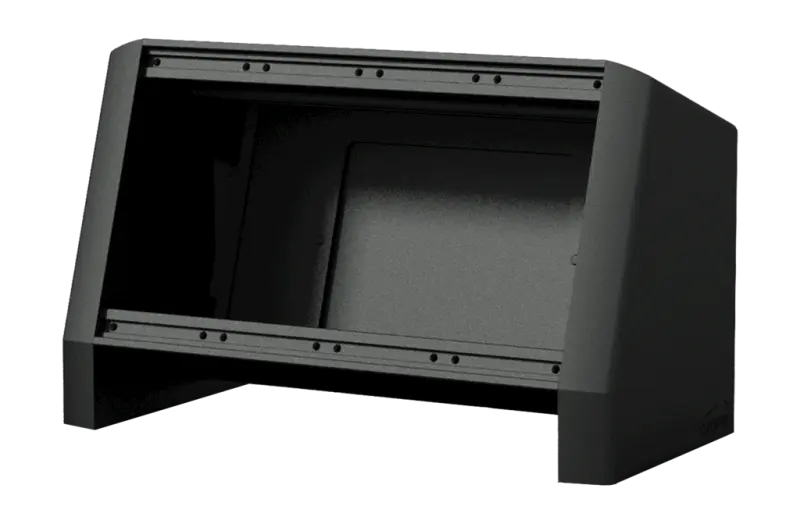 Caymon CASY On-Table Chassis - 4 space - With grommet Black version