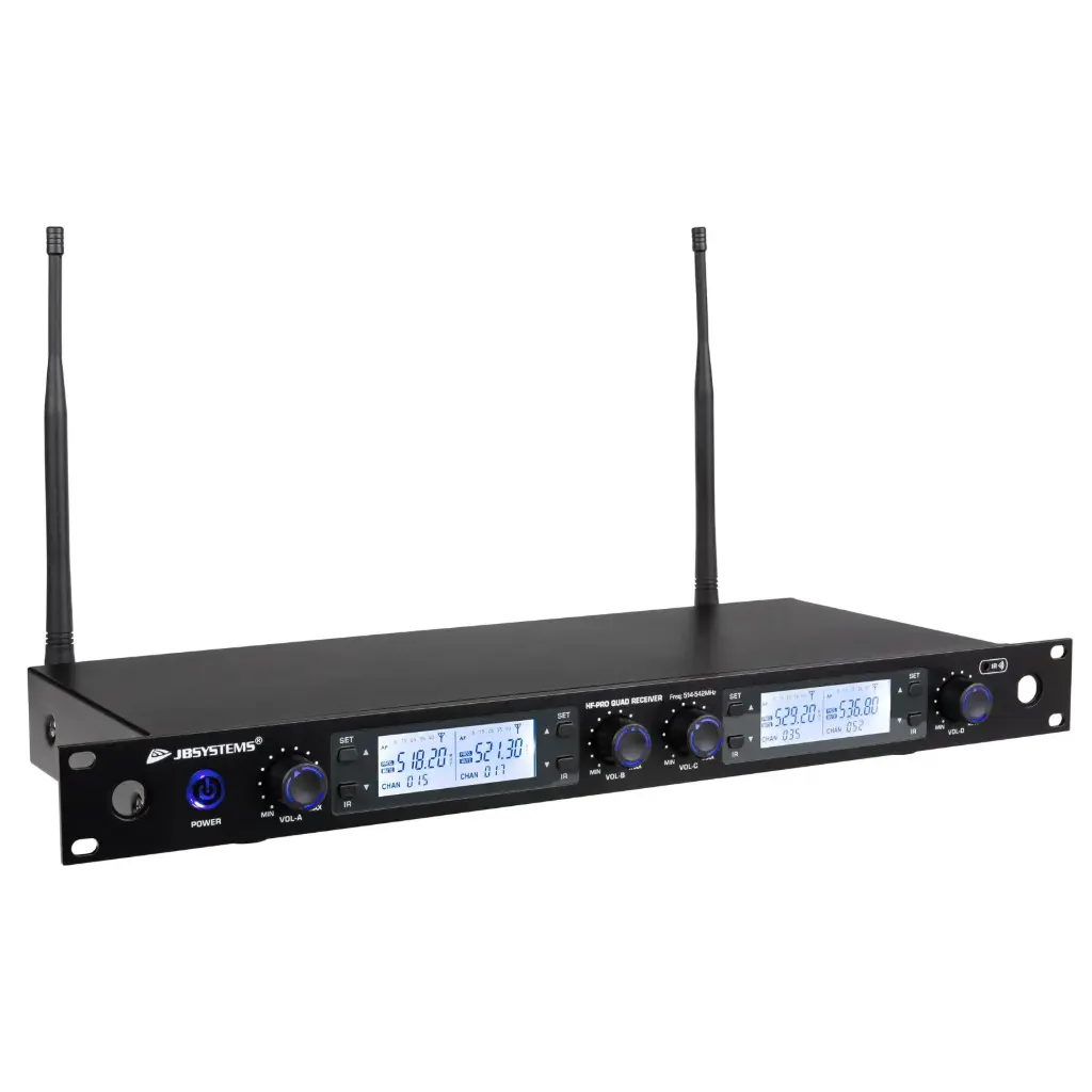 Jb systems HF 4CH W-MIC receiver 514-542MHz