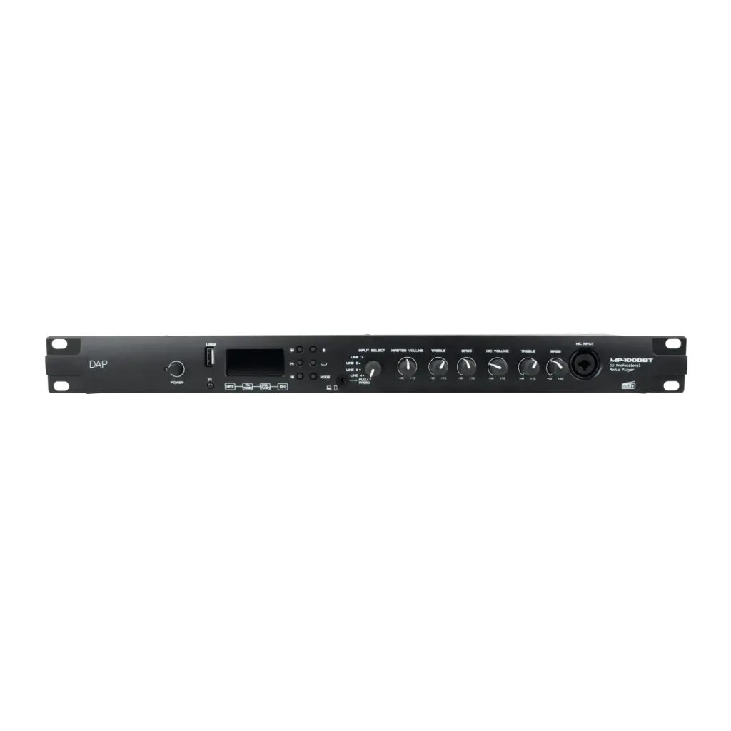 DAP MP-100DBT Professionele Mediaspeler met DAB+