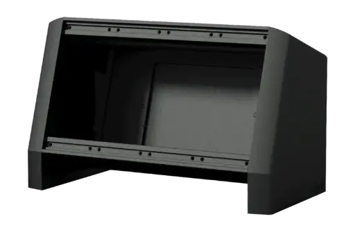 Caymon CASY On-Table Chassis - 4 space - With grommet Black version