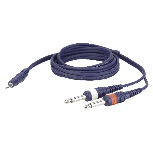 [FL313] Stereo mini-jack to 2 mono Jack L/R 3m